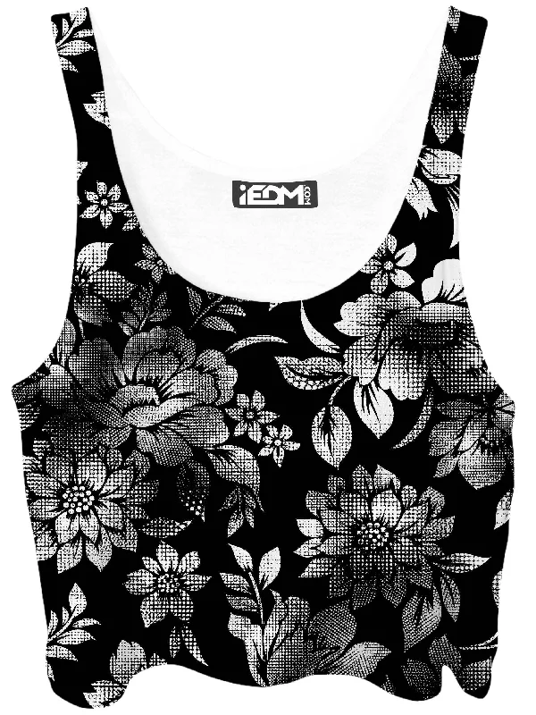 Nature's Candy B&W Crop Top Faux Fur Fabric Real Fur Fabric Shearling Fabric