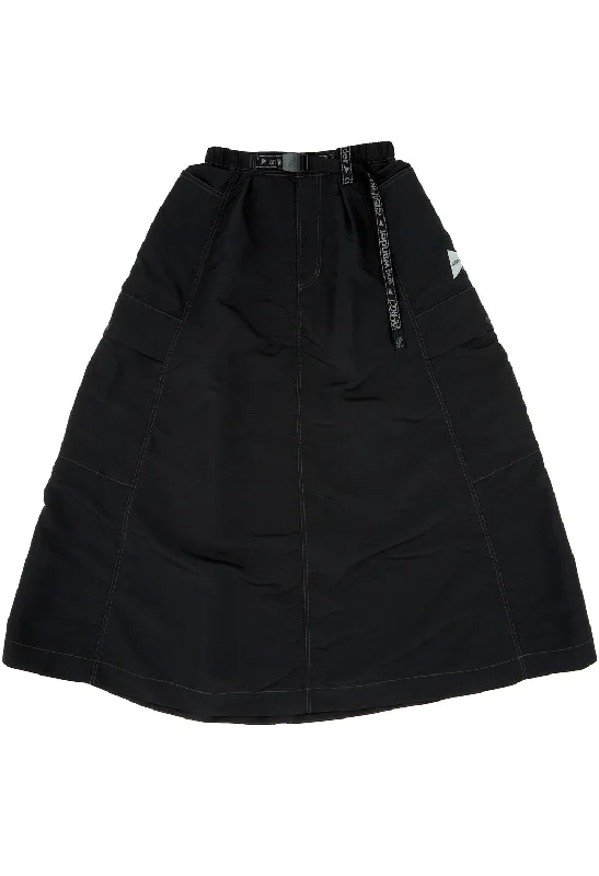 Gramicci x And Wander Ripstop Voyager Skirt - BLACK corduroy skirt cozy