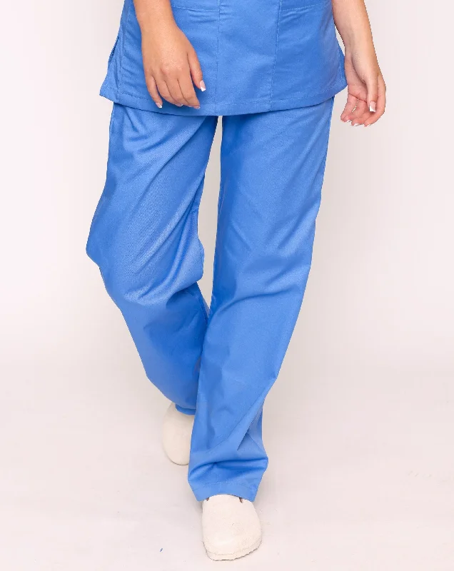 Howser Casey Unisex Smart Scrub Trousers - Hospital Blue Trousers Lace Delicate