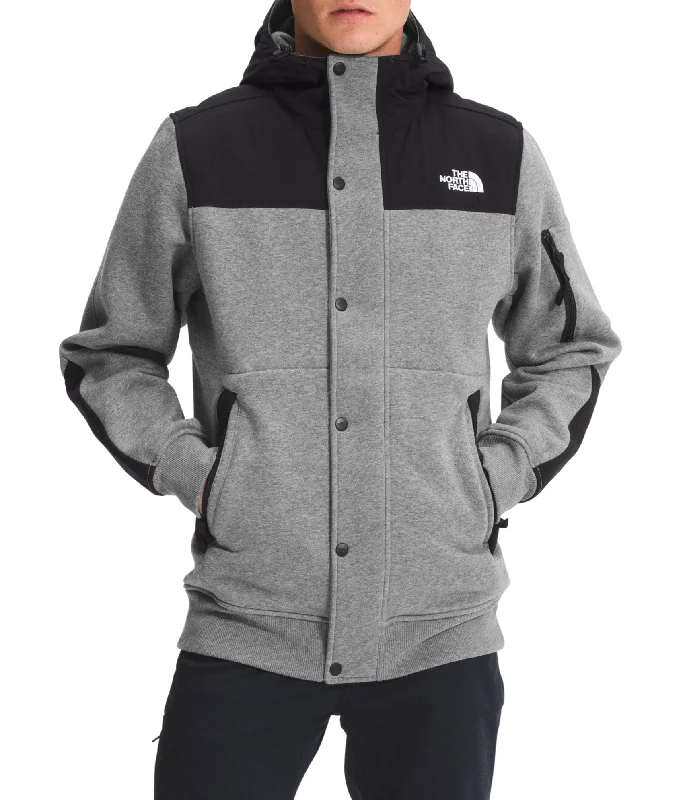 Men’s Highrail Fleece Jacket One-Shoulder Jacket Off-the-Shoulder Jacket Asymmetrical Jacket