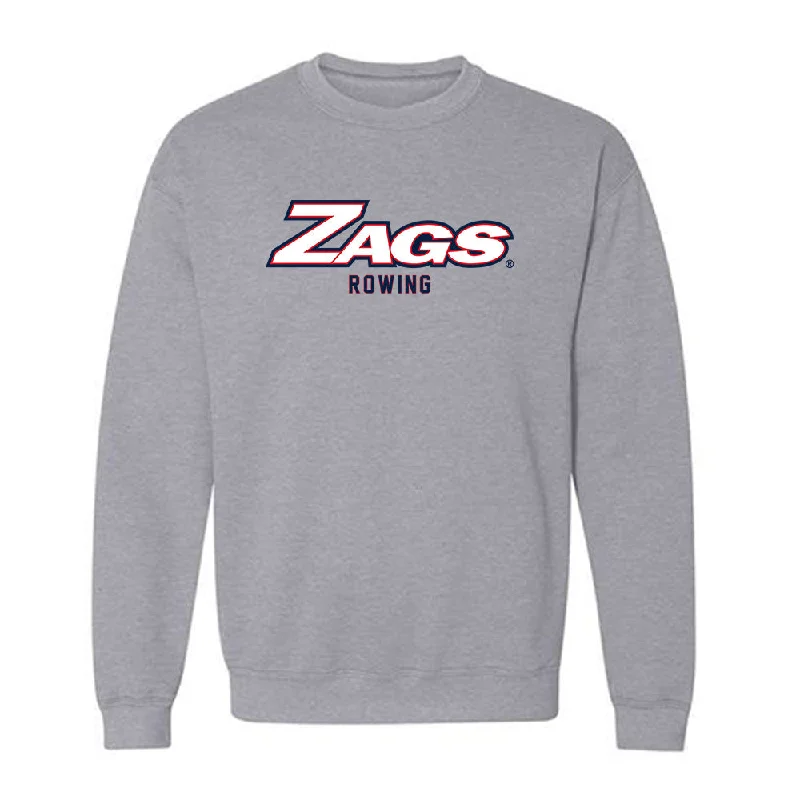 Gonzaga - NCAA Women's Rowing : Haley Novotny - Classic Shersey Crewneck Sweatshirt Hoodie with Earth Tones Natural Calm