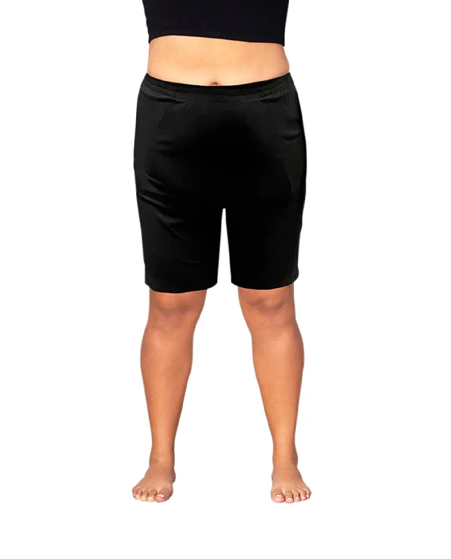 On The Plus Side Cotton Jersey Plus Size Shorts Winter Jersey Top