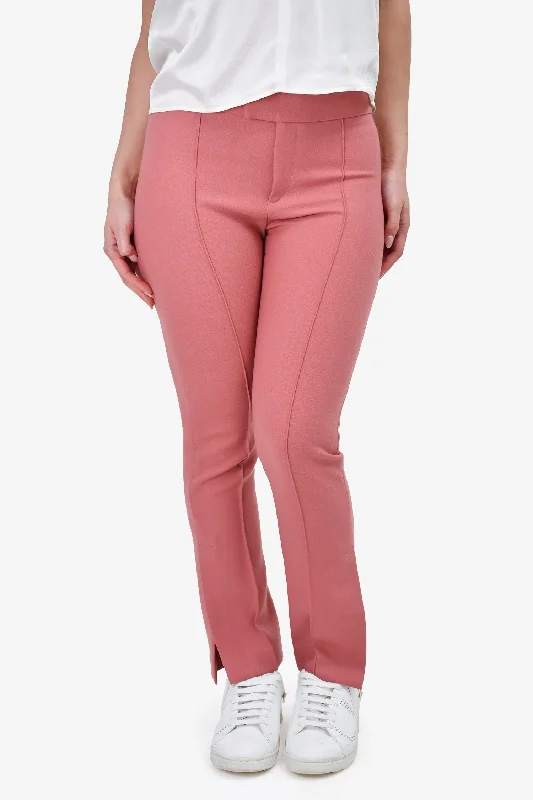 Smythe Pink Tapered Leg Trousers Size 2 Trousers practical durable