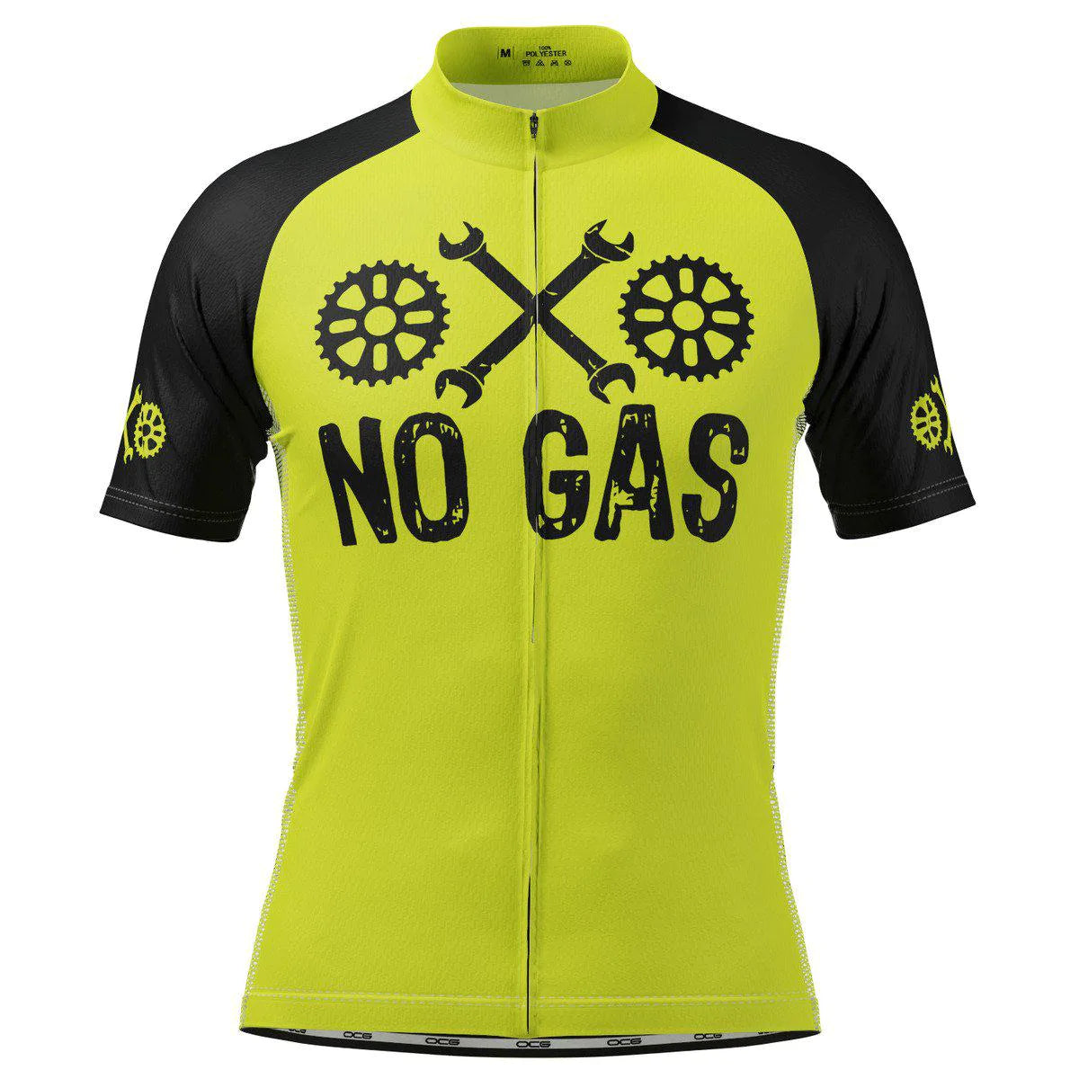 Men's No Gas Pollution Free Short Sleeve Cycling Jersey Custom Jersey Tee