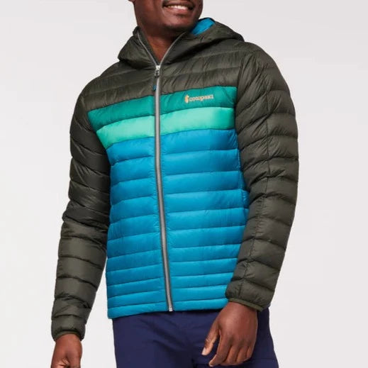 Men's Fuego Hooded Down Jacket Striped Jacket Polka Dot Jacket Floral Jacket