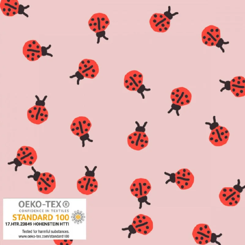 Stof of Denmark Ladybirds Avalana Jersey Fabric Minimalist Jersey Tee