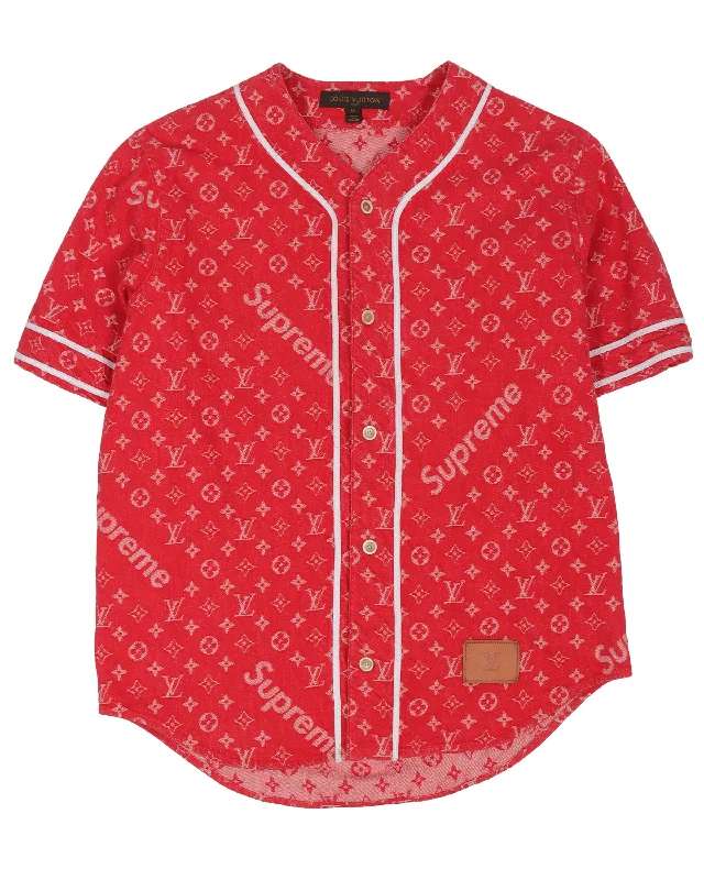 Supreme Denim Baseball Jersey Holiday Jersey Tee
