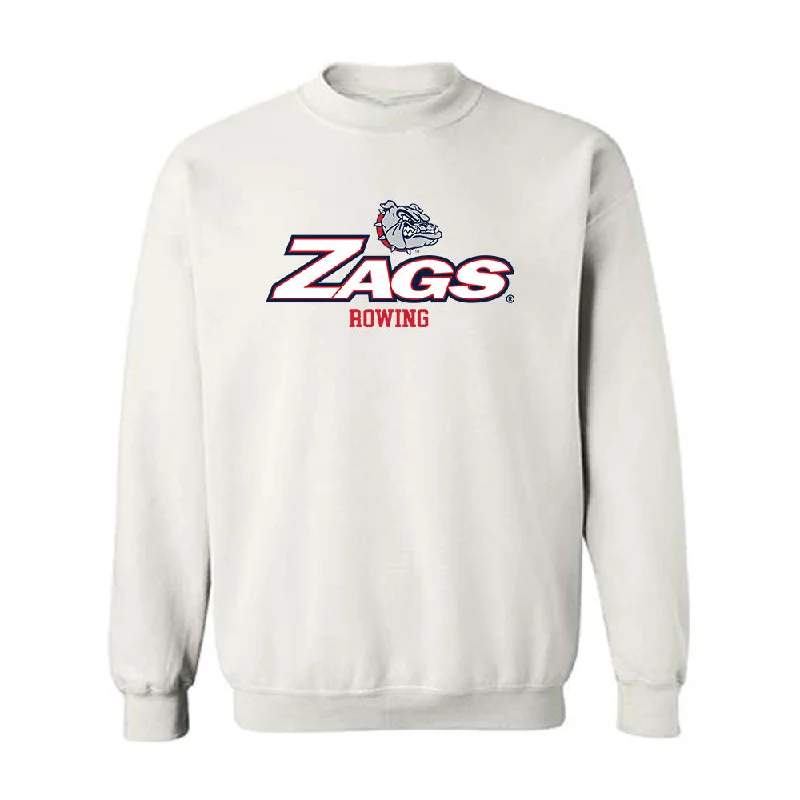 Gonzaga - NCAA Women's Rowing : Ines Marquez - Classic Shersey Crewneck Sweatshirt Hoodie with Gradient Ombre Colorful