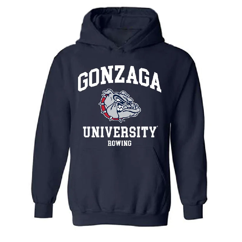 Gonzaga - NCAA Women's Rowing : Ines Marquez - Classic Shersey Hooded Sweatshirt Hoodie with Mesh Breathable Sporty