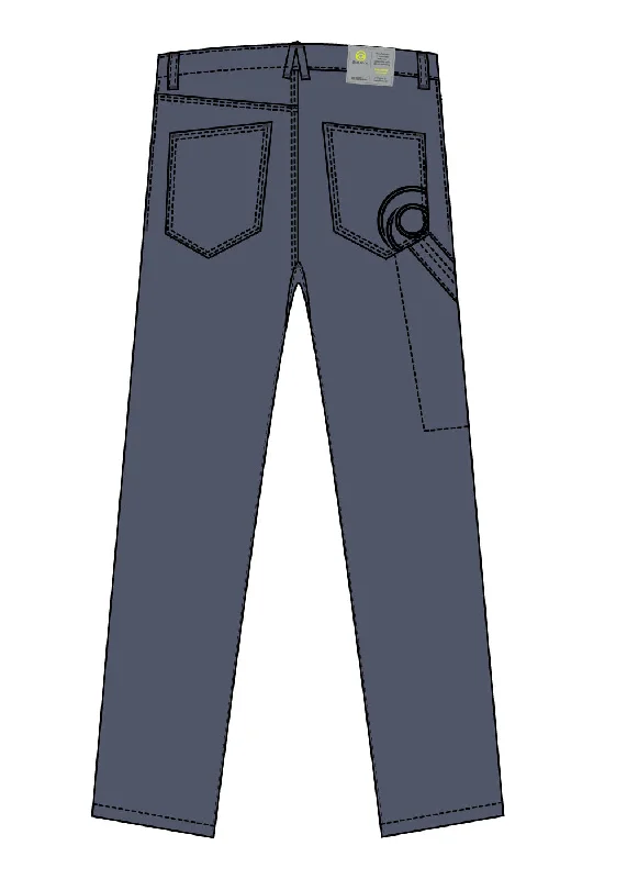 Unisex Johnson Trousers Trousers Denim Distressed
