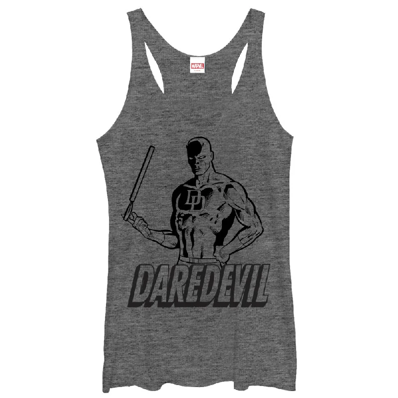 Women's Marvel Daredevil Billy Club Racerback Tank Top casual tank top