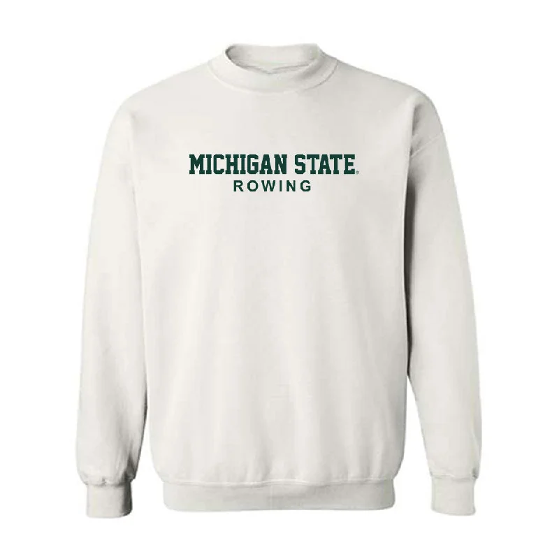 Michigan State - NCAA Women's Rowing : Braeden Tokar - Classic Shersey Crewneck Sweatshirt Hoodie with Crew Neck Simple Timeless