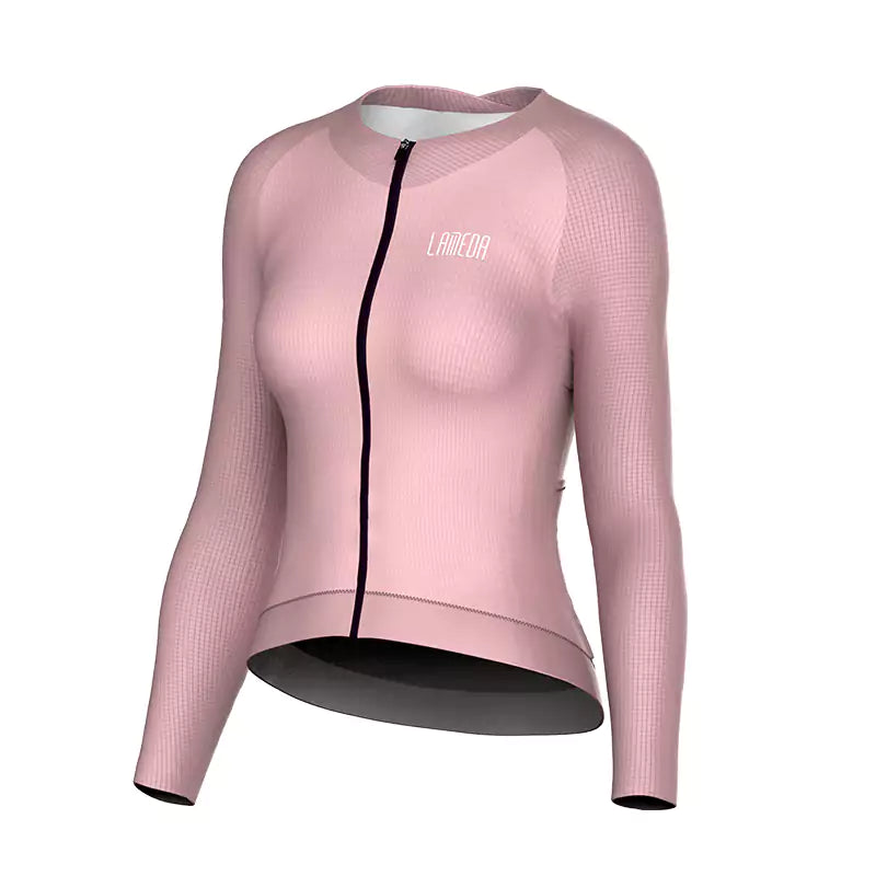 Neon Long Sleeve Cycling Jersey Women Women's Jersey Top