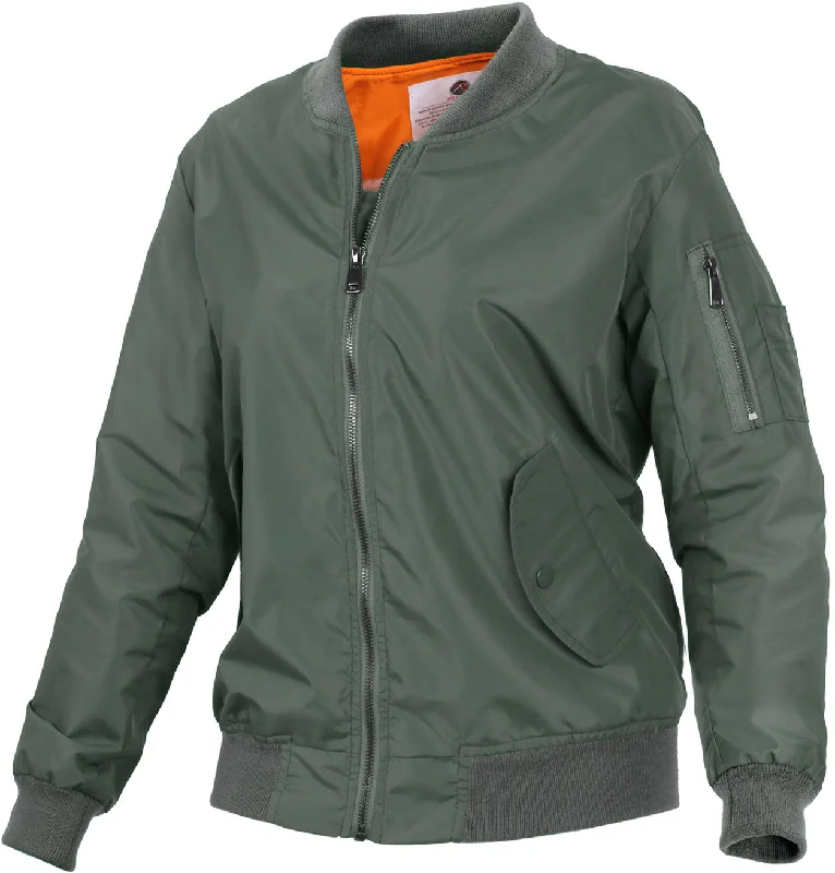 Womens Lighweight Air Force MA-1 Bomber Flight Jacket Slim Tight Coat Jacket Blazer Coat