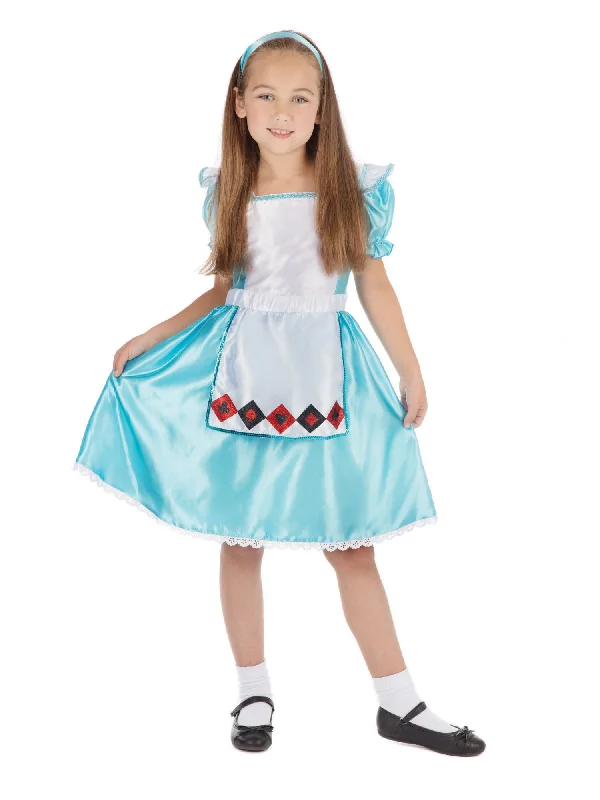 Sweetie Girl Costume Girls Alice in Wonderland Dress Tunics Travel practical