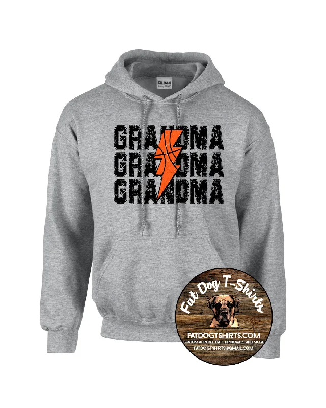BASKETBALL GRANDMA HOODIE-NEW 2024 Hoodie with Neon Bright Vibrant