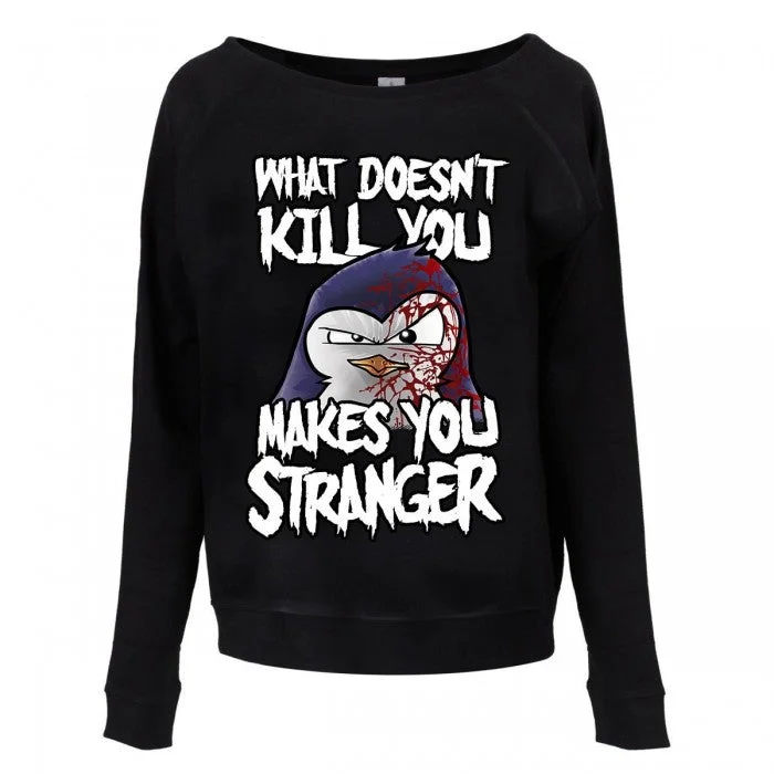Psycho Penguin Womens/Ladies What Doesnt Kill You Sweatshirt Hooded Sweatshirt Casual Wear Street Style