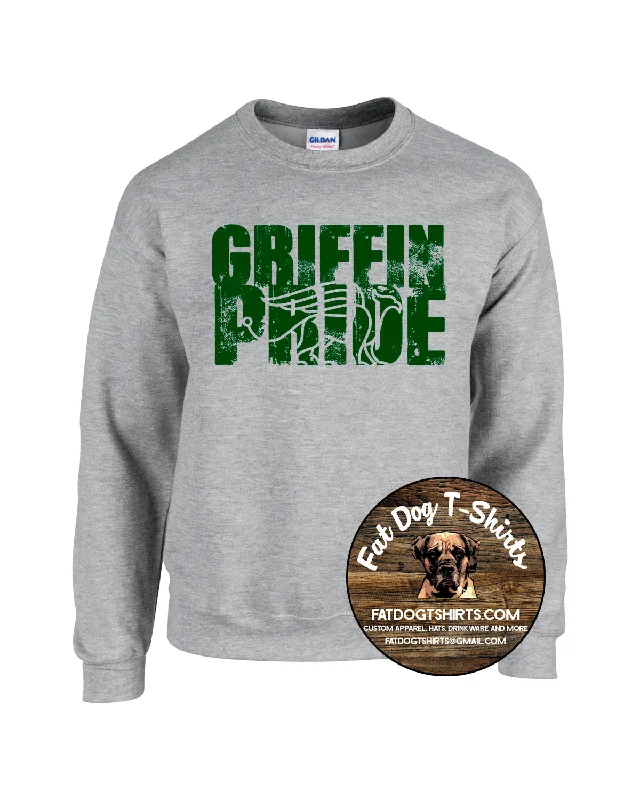 QUEEN OF PEACE-GRIFFIN PRIDE CREW SWEATSHIRT-NEW 2024 Hoodie with Pastel Soft Subtle