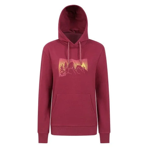 Mountain Warehouse Womens/Ladies Ombre Hoodie Hoodie with Hem Lace Feminine Delicate