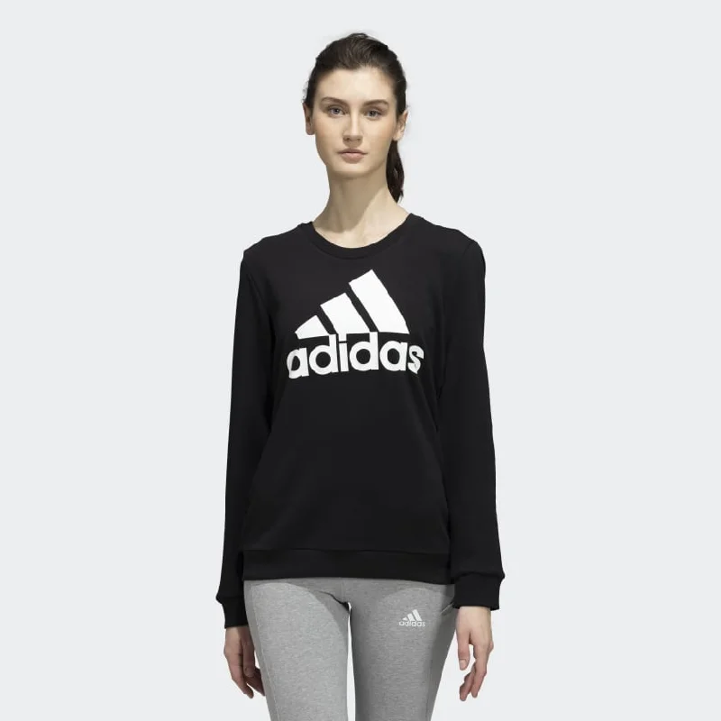 ADIDAS  WOMENS  SWEATSHIRT Hoodie with Raw Hem Edgy Unfinished