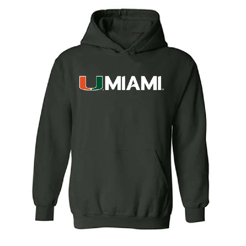 Miami - NCAA Women's Rowing : Abby Evans - Classic Shersey Hooded Sweatshirt Hoodie with Embroidery Detailed Premium