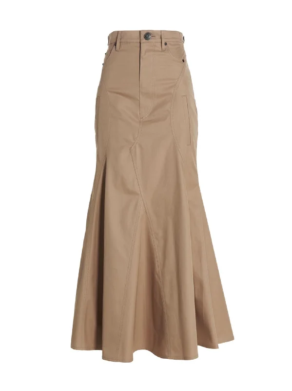 Maxi Skirt velvet skirt luxurious