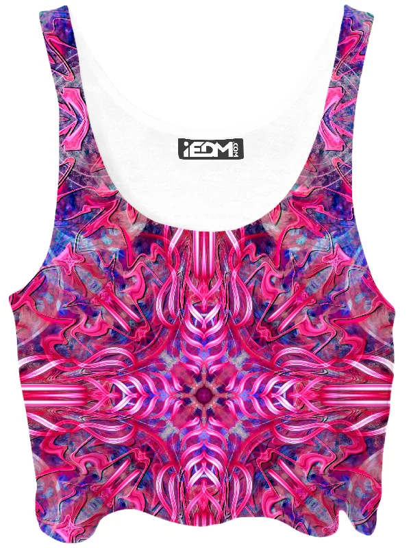 Taffy Waves Crop Top Fashionable Trendy Casual