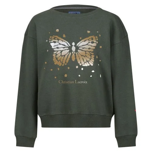 Regatta Womens/Ladies Christian Lacroix Beauvision Butterfly Sweatshirt Hoodie Dress Longline Feminine