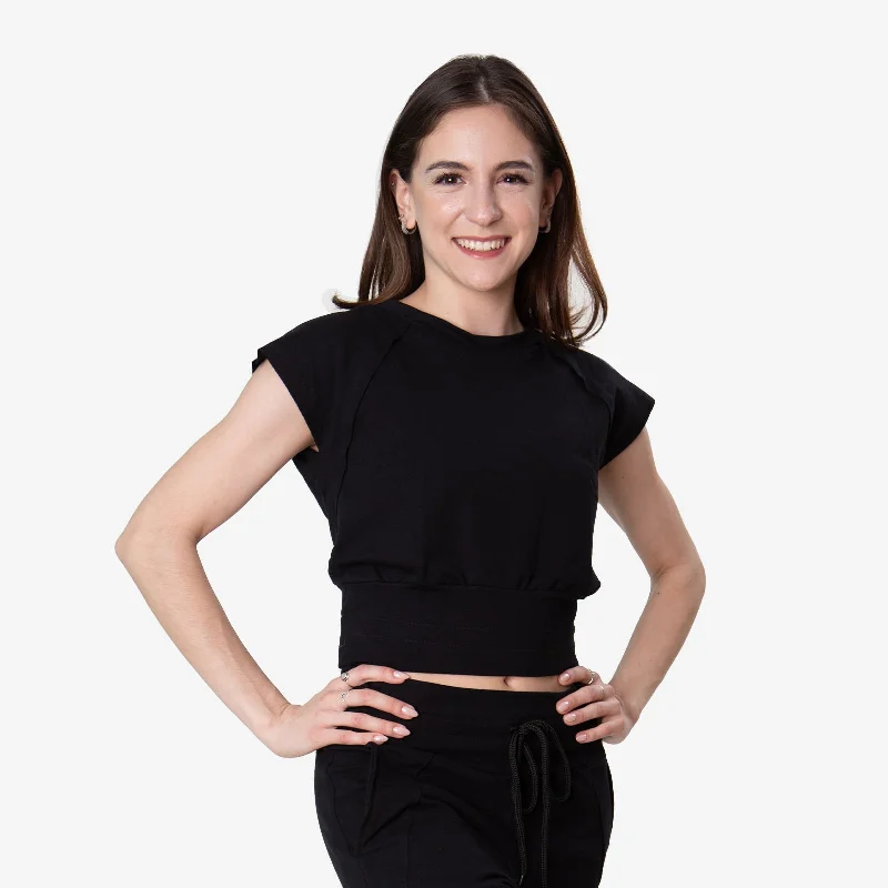Ximi Crop Top - F15303 Modern Contemporary Chic