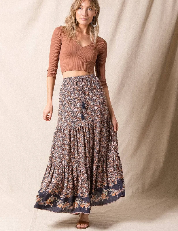 Cassie Maxi Skirt boho skirt vibe