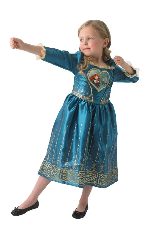 Loveheart Merida Girls Princess Dress Tunics Canvas sturdy