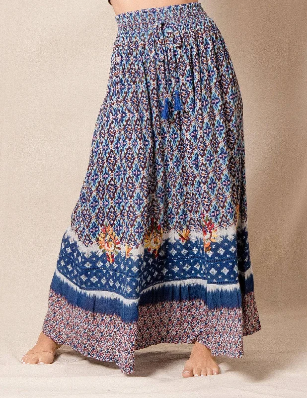 Cheyenne Maxi Skirt linen skirt light