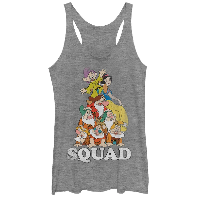 Women's Snow White and the Seven Dwarfs Squad Racerback Tank Top sleep tank top