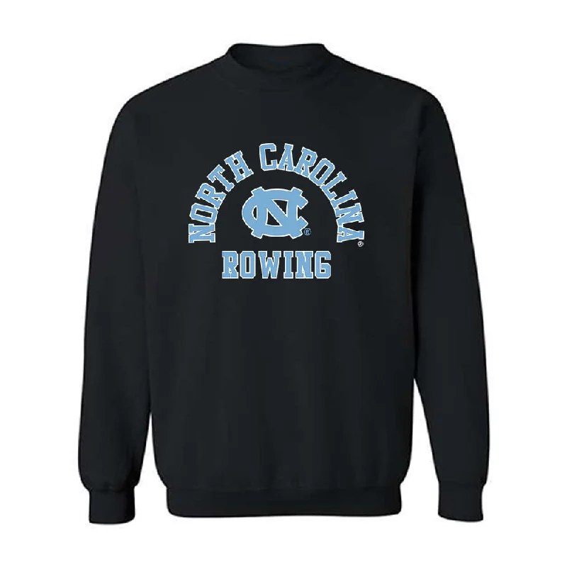 UNC - NCAA Women's Rowing : Gageby Annie Gaither - Classic Shersey Crewneck Sweatshirt Hoodie with Monochrome Minimalist Simple