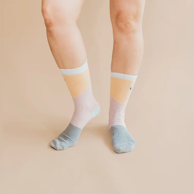 Mixed Patterns Adult Trouser Socks (3-pack) - 98% Organic Cotton Trousers Prom Sequined