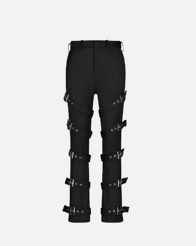 Mens Buckle Trouser Trousers Brand Named