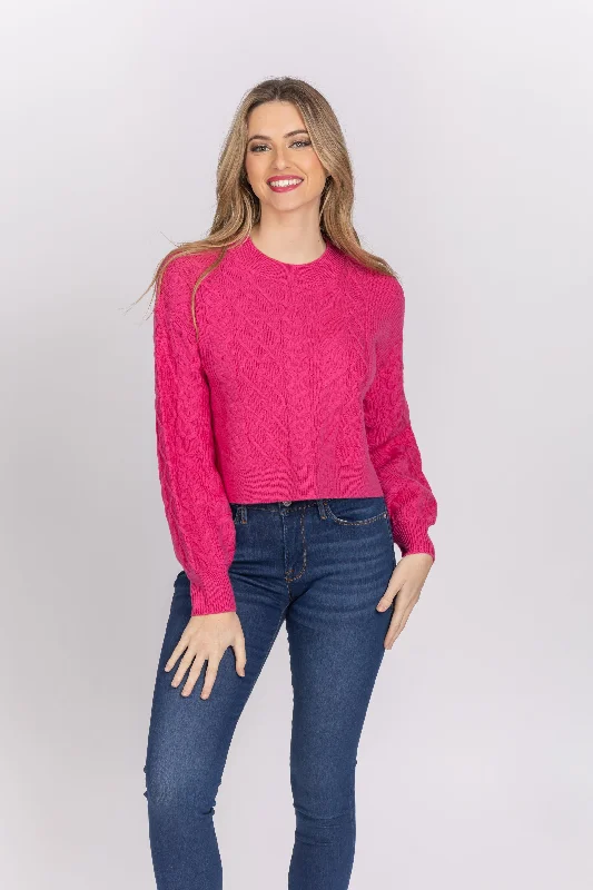 Cami Davney Sweater in Magnolia Collared Crew Neck Turtle Neck