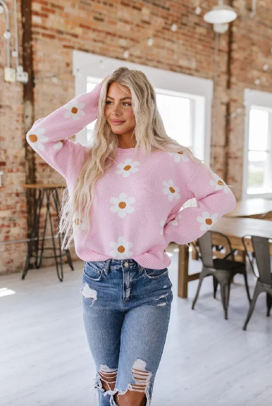 Sweet Daisy Sweater | S-2X Modern Contemporary Chic