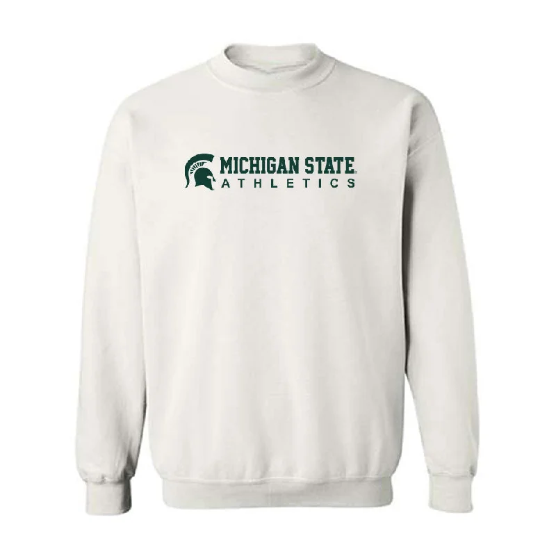 Michigan State - NCAA Women's Rowing : Taylor Peterson - Classic Shersey Crewneck Sweatshirt Hoodie with Hem Lace Feminine Delicate