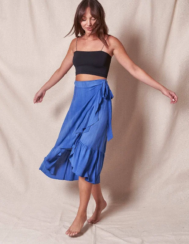 Savannah Wrap Skirt modal blend skirt