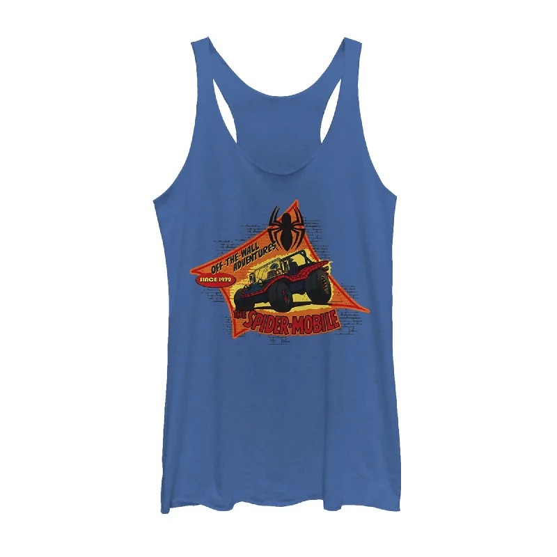 Women's Marvel Spider-Man Mobile Adventure Racerback Tank Top coral tank top