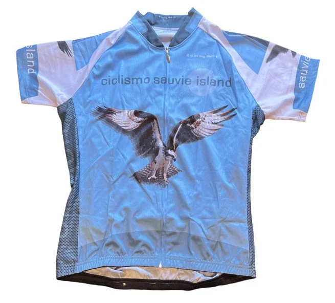 Women's Sauvie Island Cycling Jersey (M, L, XL) Beige Jersey Tee