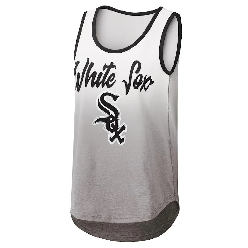 Women's Chicago White Sox G-III 4Her by Carl Banks White Logo Opening Day Tank Top metallic tank top Women's Chicago White Sox G-III 4Her by Carl Banks White Logo Opening Day Tank Top metallic tank top