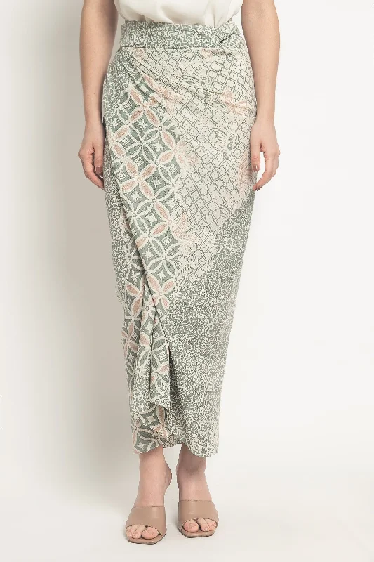 Kemala Skirt in Cream Olive lace skirt delicate