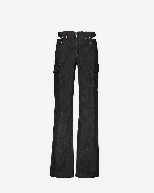 Dark Room Cut Out Trousers Trousers Bestseller Popular