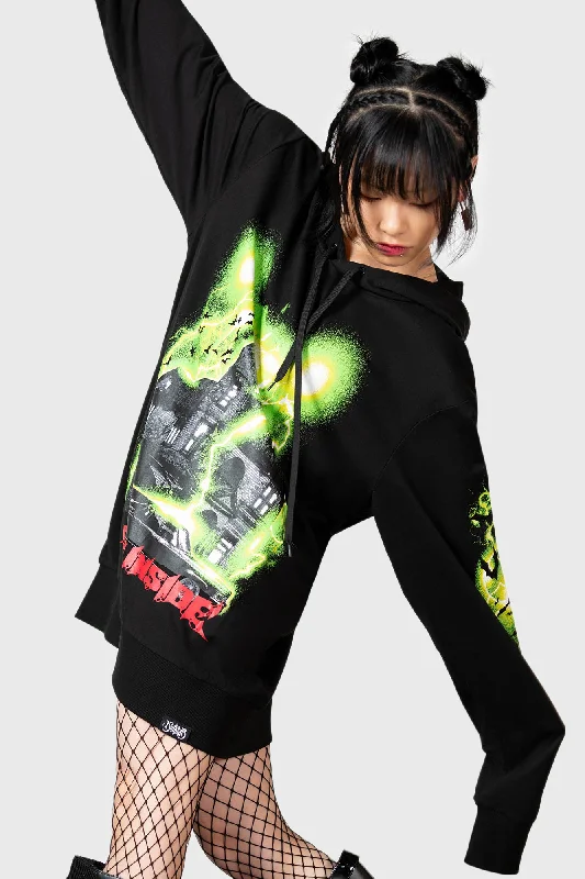 City Royal Hoodie Hoodie with Sequins Glamorous Eye-catching