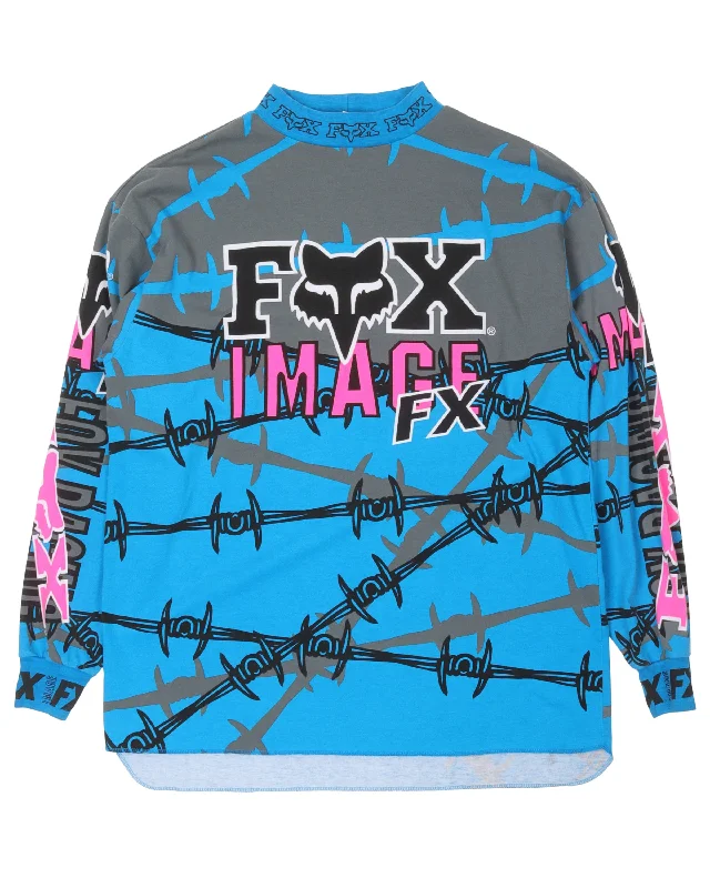 Fox Racing Image Barbwire Racing Jersey Round Neck Jersey Tee