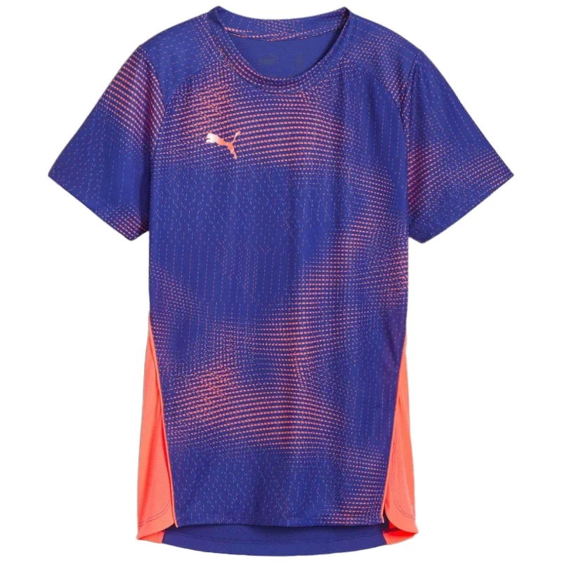 Puma Individual Blaze Womens Short Sleeved Jersey Pink Jersey Tee