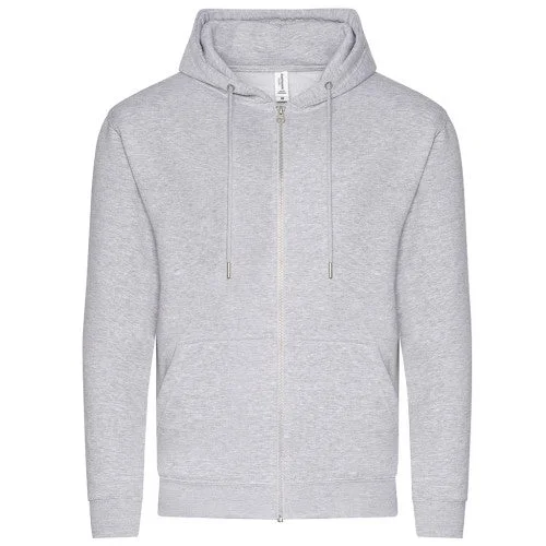 Awdis Unisex Adult Heather Organic Hoodie Hoodie with Velcro Closure Adjustable Secure