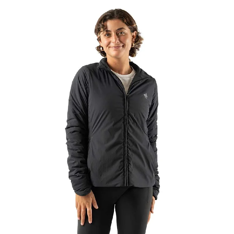 Women's Warm Up N' Go Jacket - Black Mesh Jacket Canvas Jacket Denim Jacket